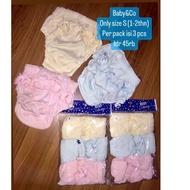 RYAN COLLECTION GIRLS' UNDERWEAR SIZE S CONTENTS 3 PCS