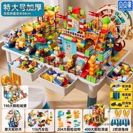 Big 63 Years Old Particle Children Building Blocks Baby Large Girl Table Table Assembling Male Game 