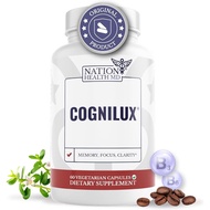 Cognilux - Brain Supplements for Memory and Focus - Nootropic Focus Supplement with Niacin, Vitamin 