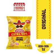 Mister Potato Chips - Original (60g x 1 pack) [Extra 50%]