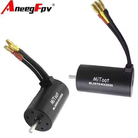 RC 3650 3100KV 3900KV 4300KV 5200KV Brushless Motor with Heat Heatsink for 1/8 1:8 1/10 1:10 RC Car 