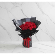 { FlowerPlus.Co } 99 Roses Bouquet ( Love Romance ) ( Fresh )