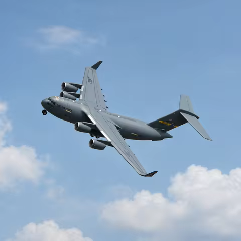 5 CH XFly-Model C-17 Globemaster III Quad 40mm RC EDF Jet PNP Version Model Plane