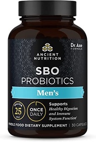 ▶$1 Shop Coupon◀  Ancient Nutrition Probiotics for Men, SBO Probiotics Men s Once Daily 30 Ct, for H
