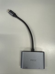 包平郵^ ^PZOZ USB二合一轉換器(VGA 1080p HDMI 4k*2K)