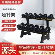 Dumbbell Private Education Dumbbell Rack Manufacturer Commercial Fitness Equipment Rubberized Electr