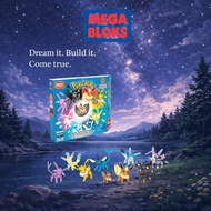 Mega Constructs Pokémon Eevee Evolution Collection, 470 Pieces Block Set GFV85 - Build and explore t