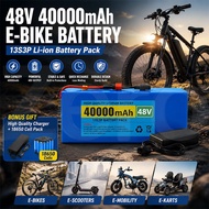 48V 40Ah Lithium Ion E-Bike Battery Pack 13S3P Batteries lithium-ion battery Rechargeable 2A charger
