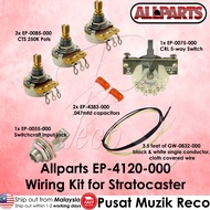 Allparts EP-4120-000 Stratocaster Electric Guitar Wiring Kit Genuine CTS 250K CRL 5-Way Switch Switc