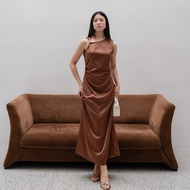 Diddy Silk Dress Satin Long Dress Satin Long Dress/ - GURLBUCKET