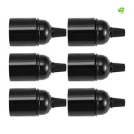 6-Pack Bakelite Lamp Holder E26/ E27 Light Socket Vintage Bulb Socket ES Screw Lampholder for Ceilin