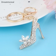 [DMT] High Heel Shoe Keychain Crystal Purse Car Key Chain Bag Decorative Alloy Keyring [hot sale]