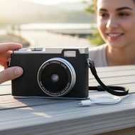 Digital Camera 48MP Digital Shooting Camera 2.4" Display Beginner Cam for Vlog Recording