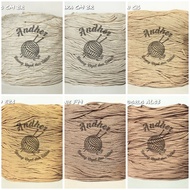 Tali kur color talikur 3mm CREAM Polyester material 250 grams, 500 grams, 1000 grams 1 kg/