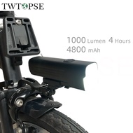 【Quality】 TWTOPSE 400 1000 Lumen Bike Lights With Rack For Brompton 3SIXTY PIKES Dahon Tern Crius Fo