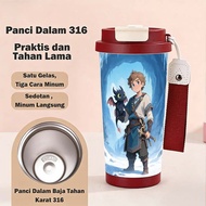 GANTUNGAN TERMOS 316 Stainless Steel Coffee Thermos Tumbler 500ml Hiccup & Toothless How To Train Yo