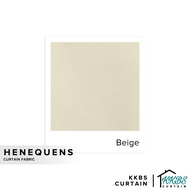 KKBS CURTAIN Henequens Curtain Fabric Cut by Meter - Beige (126")