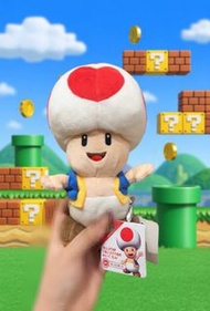 絕版 super mario toad 孖寶兄弟 蘑菇公仔 超級馬里奧奇諾比奧公仔 蘑菇公仔 mario 菇 公仔 20 cm