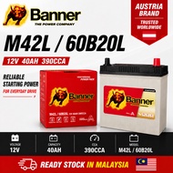 M42L M42R 60B20L 60B20R EFB BANNER BATTERY BATERI KERETA SUITABLE FOR PERODUA MYVI ALZ AXIA BEZZA AR