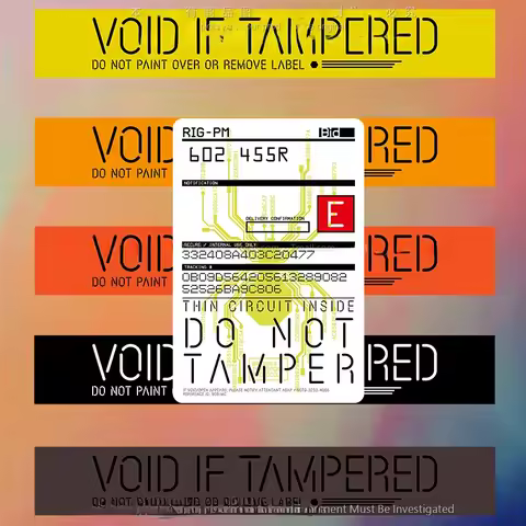 Death Stranding Game Box Warning Sensor Damage Imitation Tape Body Decoration Luggage Case Reflectiv