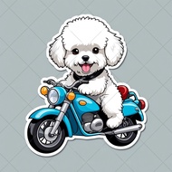 Car Stickers Waterproof Motorcycle Motorcycles Benese-mountain bichon-frise bloodhound