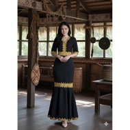 MERMAID DRESS BORNEO CORAK BORNEO DRESS LONG DRESS