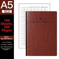 All-Purpose Business Record Book For Daily Attendance In-Out Inventory Accounting Revenue Expenditur