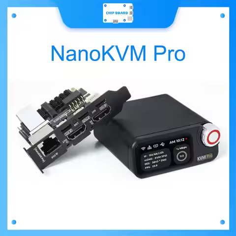 Sipeed NanoKVM-Pro enables 4K remote server and NAS management via Gigabit Ethernet, WiFi 6, and Pow