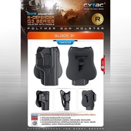 ซองพกนอก ปลดนิ้วชี้ Glock 21 (R-Defender G3 Series) Polymer Cytac Holster