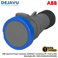 Industrial Power Connector ABB 232EC6W / connectors 2P + E 32 A, IP67 Watertight 200 - 250V (2CMA101