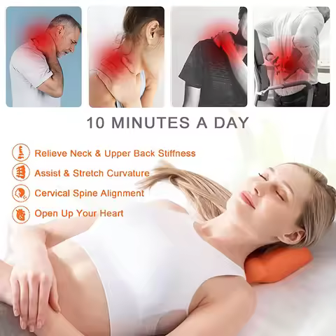 Neck And Shoulder Relaxer With Upper Back Massage, Trapezius Trigger Point Massager, Myofasical Rele