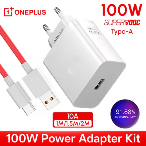 OnePlus 100W SuperVOOC Charger Quick Charge Wall Adapter Kits for Phone Charger OnePlus 13 13R 11 10
