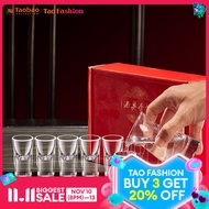 Maotai Cup Wine Set Set Liquor Glasses Shot Glass Crystal Glass Fair Mug Chinese Tass Gift Box Liquo