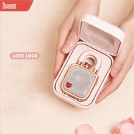 DIVOOM LoveLock Bluetooth Speaker Concentric Lock Bluetooth Speaker tws Series Cute Mini Speaker Creative Bluetooth Speaker Bluetooth Speaker Valentine's Day Tanabata Gift