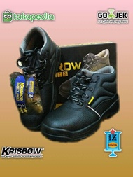 Menakjubkan Sepatu Safety Krisbow Arrow 6 Inch - Hitam, 38 Terbatas