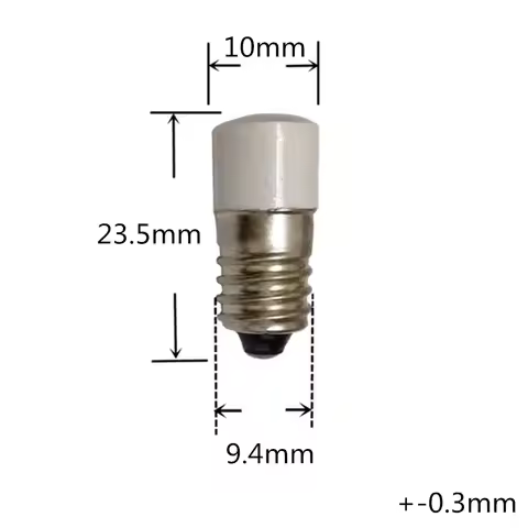 20PCS Meter Bulb E10 6.3V LED E10 12V LED BULB E10 24V LED E10 36V LED E10 220V LED E10 380V LED Ind