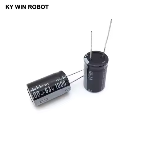 10pcs/lot Aluminum Electrolytic Capacitor 63V/1000 UF 63V/1000UF Electrolytic Capacitor Size 16*25 m
