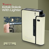 firetric kotak rokok facion case with lighter korek api slot jD-YH 001