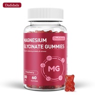 Dadidada Magnesium Glycinate Gummies 80mg Contain (Calcium, Vitamin B6, Vitamin D3)