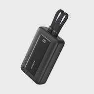 Pin dự phòng Anker Zolo 20000mAh 30W 1A1C (tích hợp cáp USB-C, Lightning) (Black) A1681H11