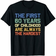 The First 60 Years Old 60Th Birthday Funny Joke Gag Gift T-Shirt T shirt for men۩
