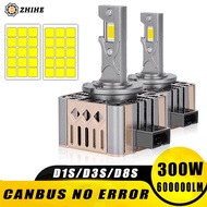 D3S LED Canbus Headlights HID D1S D2S D4S D5S D8S D1R D2R D3R Turbo LED 600000LM Two-sided CSP Chip 