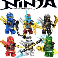 Ninjago Season 6th Glory Suit Double Knife Protagonist Doll Toy Assembled 8 Educational Boy Toys Rar
