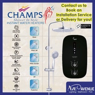 [Installation Available] Champs Legend Instant Water Heater With Rain Shower and Booster Pumps
