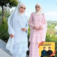 ZOE ARISAH Sutra Kurung Moden 2026 Baju Raya Loose Cutting Labuh Lace Muslimah ZoE ARISSA Koleksi Ra