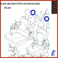 Row Headrest To 3 APV Arena SGP