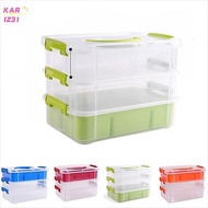 KARIZ Organizer , Trumpet-Shaped Multi-Layer Multi-functional Storage Box, Storage Container Stack C