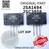 ORIGINAL 2SA1494 2SC3858 30P TR FINAL SANKEN TRANSISTOR A1495 C3858 ORIGINAL