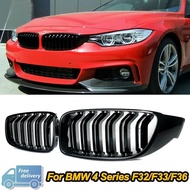 Glossy Black Front Kidney Grille Slat M4 Style Grill for bmw F32 F33 F36 F80 F82 20132020 Colet Coup