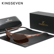 KINGSEVEN Brand Photochromic Polarized Men's Aluminum Sunglasses Chameleon lens Male Sun Glasses Avi